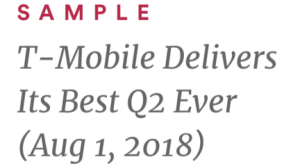 Sample T-Mobile