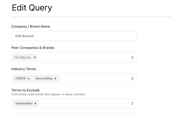 Create Your Query